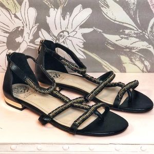 Vince Camuto Black VP-Hilda Sandals